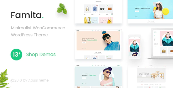 Famita v1.40 Minimalist WooCommerce WordPress Theme Download