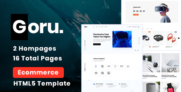 Goru – Electronics eCommerce HTML5 Template Download