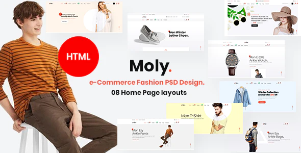 Moly – Multipurpose ecommerce HTML5 Template Download