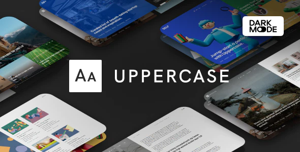 Uppercase v1.1.6 WordPress Blog Theme with Dark Mode Download