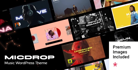 Micdrop v.1.1 – Best Music WordPress Theme Download