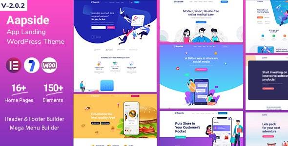 Landing page WordPress Theme