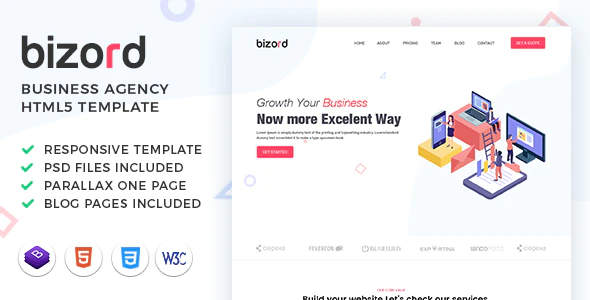 Bizord – Business Agency HTML Template Download