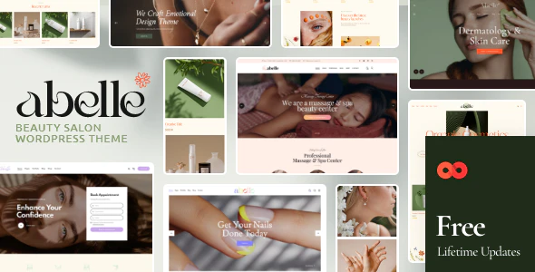 Abelle v1.9.0 Beauty Salon Elementor WordPress Theme Download