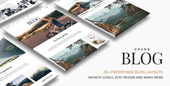 Grand Blog WordPress Theme v3.1 Download