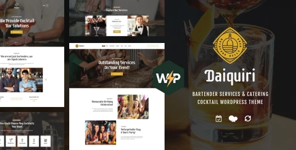 Daiquiri v1.2.0 – Bartender Services & Catering WordPress Theme Download