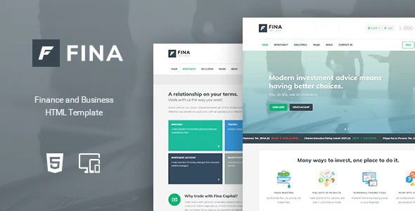 Fina – Finance and Business HTML Template Download