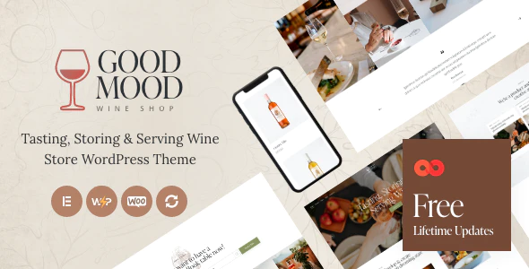 Good Mood v1.2 Wine Shop WordPress Theme Download