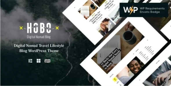 Hobo v1.0.8 Digital Nomad Travel Lifestyle Blog WordPress Theme Download