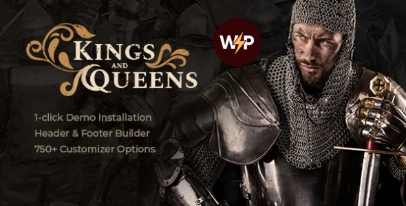 Kings & Queens v1.1.11 Historical War Medieval Reenactment WordPress Theme Download