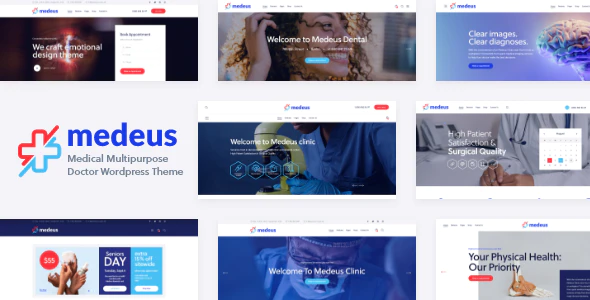 Medeus v1.7.0 (Updated) Medical Multipurpose Doctor WordPress Theme Download