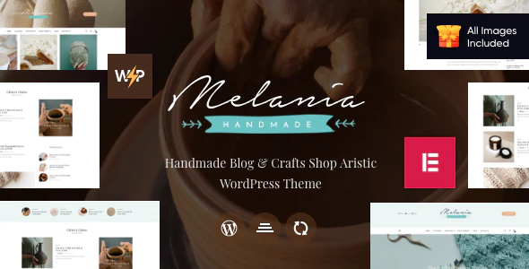 Melania v2.5.0 Handmade Blog & Crafts Shop Aristic WordPress Theme Download