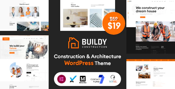 Buildy v1.3 Construction & Architecture WordPress Theme Download