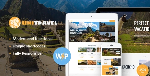 UniTravel v1.3.0 Travel Agency & Tourism Bureau WordPress Theme Download