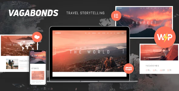 Vagabonds v1.3.5 – Personal Travel & Lifestyle Blog WordPress Theme Download