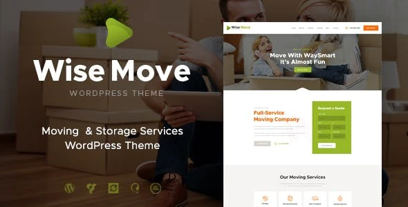 Wise Move v1.1.10 Relocation and Storage Services WordPress Theme Download