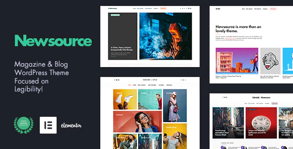 Newsource v1.7 – Multi-Concept Blog Magazine WordPress Theme Download