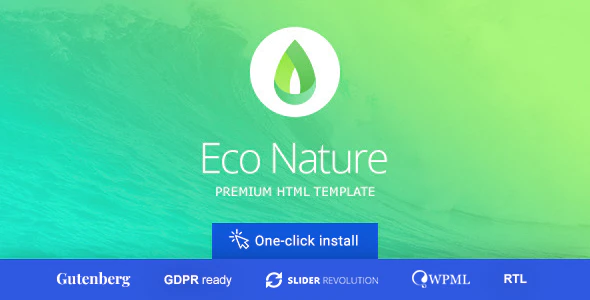 Eco Nature v1.5.5 – Environment & Ecology WordPress Theme Download