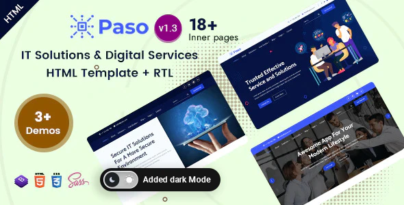 Paso – IT Solutions & Digital Services HTML Template Download