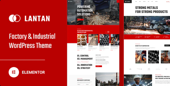 Lantan v.1.0.3 Factory & Industrial WordPress Theme Download