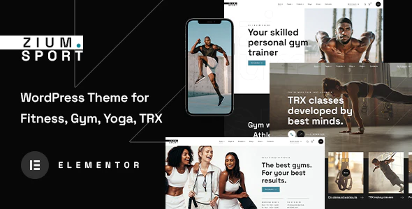 Zium v1.0.4 Sports and Fitness WordPress Theme Download