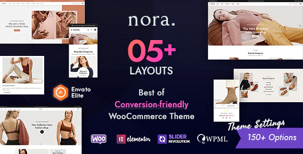 Nora v1.1.4 WooCommerce WordPress Theme for eCommerce Stores Download