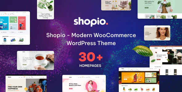 Shopio v1.1.7 Multipurpose WooCommerce WordPress Theme Download