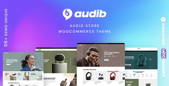 Audib v1.1.1 Audio Store WooCommerce WordPress Theme Download