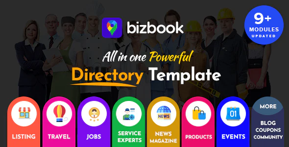 BizBook – Directory & Listing Template Download