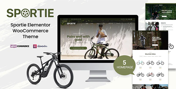 Sportie v1.0.5 – Elementor WooCommerce WordPress Theme Download