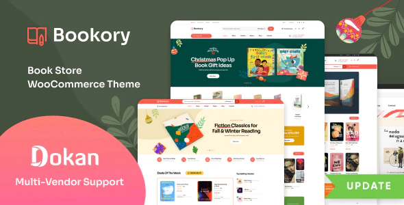 Bookory v2.0.7 Book Store WooCommerce WordPress Theme Download