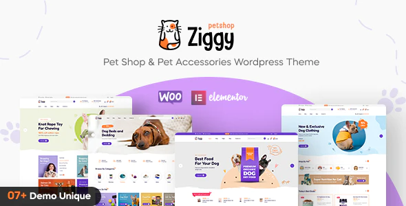 Ziggy v1.0.10 Best Pet Shop WordPress Theme Download