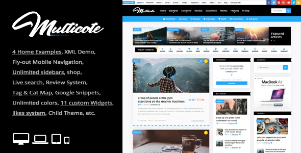 Multicote v.3.2 – Magazine and WooCommerce WordPress Theme Download