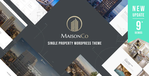 MaisonCo v2.0.2 – Single Property WordPress Theme Download