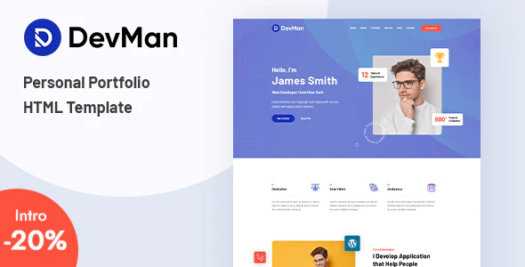 Devman – Personal Portfolio Html Template