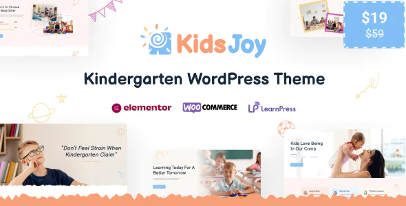 KidsJoy v1.2.0 Kindergarten WordPress Theme Download