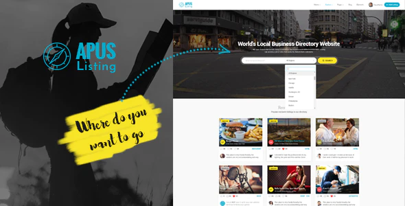 ApusListing v1.2.44 Directory Listing WordPress Theme Download