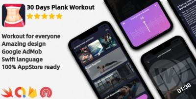 Plank Workout v1.0 – iOS Workout Application Php Script Download