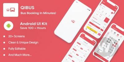 QIBus v2.0 – Bus booking Android App UI Template Kotlin Download