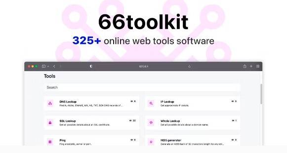 66toolkit v18.0.0 – Ultimate Web Tools System (SAAS) [Extended Version]