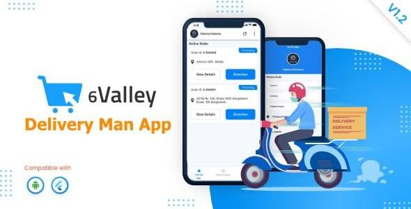 6Valley eCommerce v3.0 – New Delivery Man Mobile App