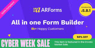 ARForms v6.3 – WordPress Form Builder Plugin + All Addons Pack (Updated)