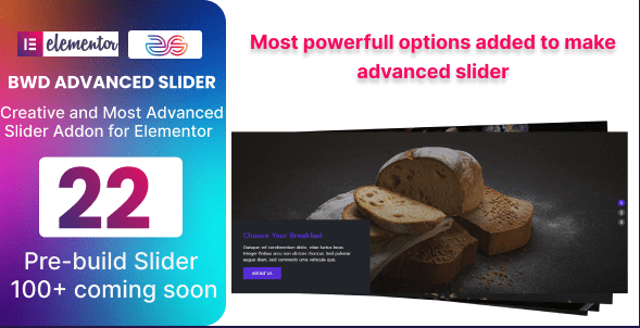 Advanced Slider Addon For Elementor v1.0