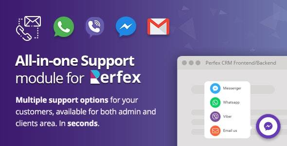 All-in-one Support module for Perfex v.1.0 Php Script Download