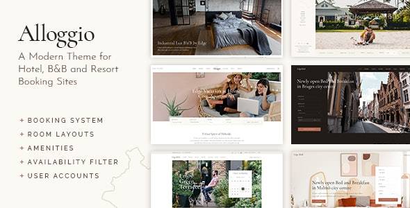 Alloggio – Hotel Booking Theme v1.8 (Updated)