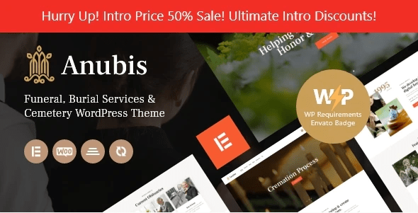 Anubis v1.10 – Funeral & Burial Services WordPress Theme