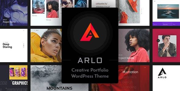 arlo portfolio wordpress theme