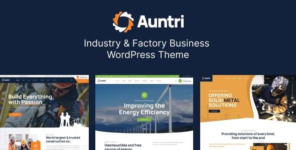 Auntri v1.0.2 Industry & Factory WordPress Theme Download