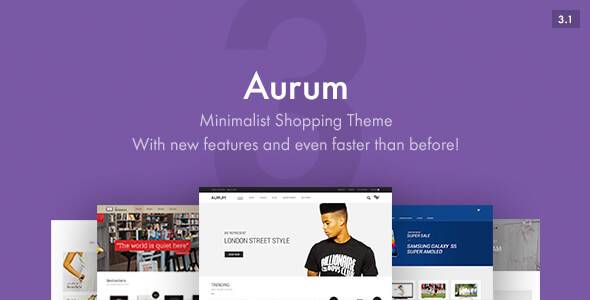 Aurum v3.17.0 – Minimalist Shopping Theme