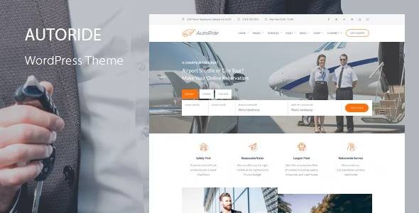 AutoRide – Chauffeur Booking WordPress Theme v2.0 Download